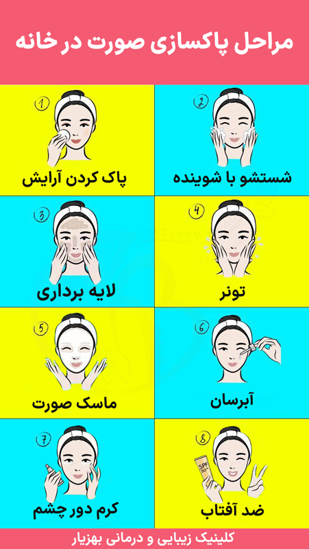 مراحل-پاکسازی-پوست-در-خانه